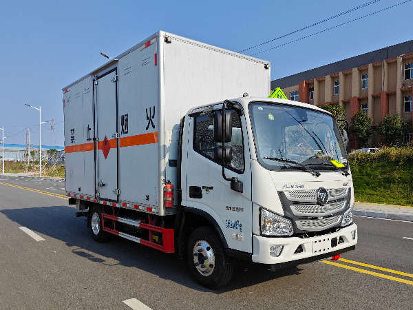 歐馬可藍牌爆破器材運輸車